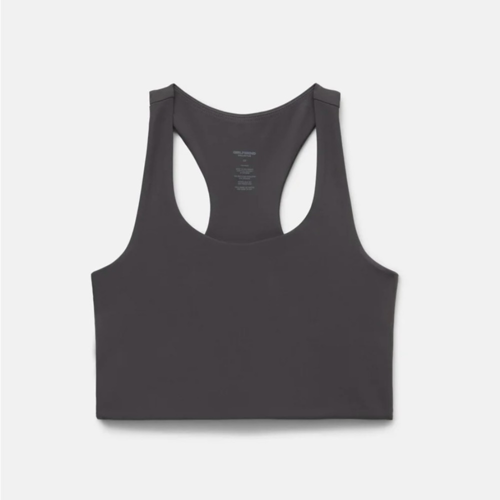 GIRLFRIEND COLLECTIVE Women's Gray Sports Bra